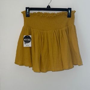 Mustard Yellow Skirt